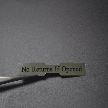Holographic Tamper Bands - No Returns If Opened