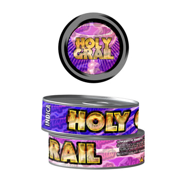Holy Grail Pre - Labeled 3.5g Self - Seal Tins - 60pcs