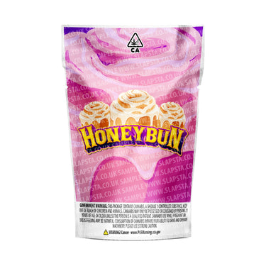 Honey Bun Mylar Pouches Pre-Labeled - 3.5g (1/8oz) / No / 16pcs