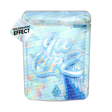 Ice Capz SFX Mylar Pouches Pre - Labeled - 3.5g (1/8oz)