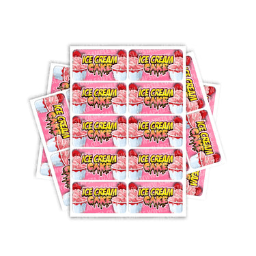 Ice Cream Cake Rectangle / Pre-Roll Labels - Pre-Roll (10.16cm x 6.7cm) / 10