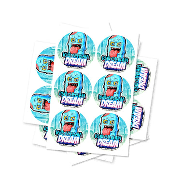 Ice Cream Dream Circular Stickers - 2.5cm