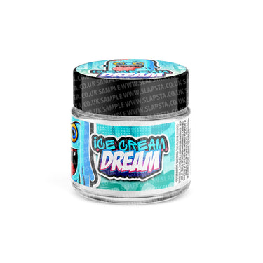 Ice Cream Dream Glass Jars Pre - Labeled - 3.5grams (1/8oz)