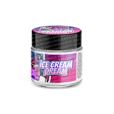 Ice Cream Dream Glass Jars Pre - Labeled - 3.5grams (1/8oz)