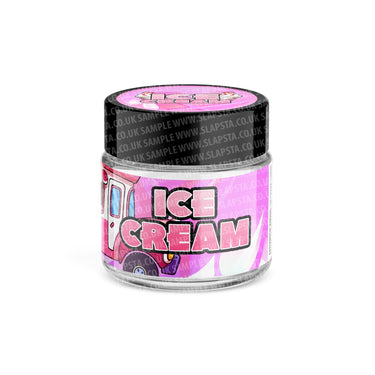 Ice Cream Glass Jars Pre - Labeled - 3.5grams (1/8oz)