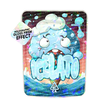 Ice Lato SFX Mylar Pouches Pre - Labeled - 3.5g (1/8oz)