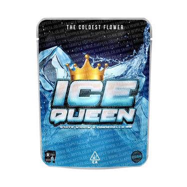 Ice Queen Mylar Pouches Pre - Labeled - 3.5g (1/8oz)