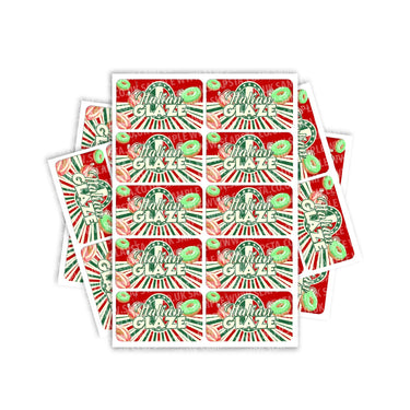 Italian Glaze Rectangle / Pre-Roll Labels - Pre-Roll (10.16cm x 6.7cm) / 10