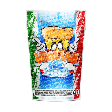 Italian Ice Mylar Pouches Pre-Labeled - 3.5g (1/8oz) / No / 16pcs