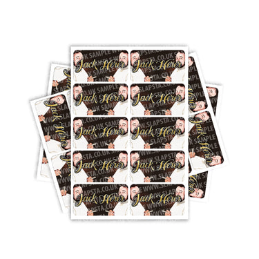 Jack Herer Rectangle / Pre-Roll Labels - Pre-Roll (10.16cm x 6.7cm) / 10