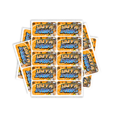 Jaffa Dawg Rectangle / Pre-Roll Labels - Pre-Roll (10.16cm x 6.7cm) / 10