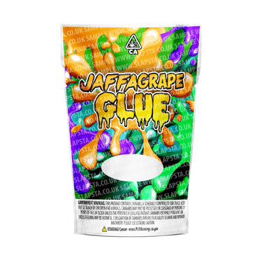 Jaffa Grape Glue Mylar Pouches Pre-Labeled - 3.5g (1/8oz) / No / 16pcs