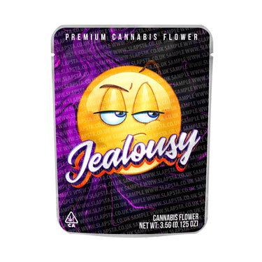 Jealousy Mylar Pouches Pre - Labeled - 3.5g (1/8oz)