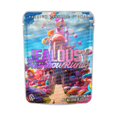 Jealousy Rainbow Runtz Mylar Pouches Pre - Labeled - 3.5g (1/8oz)