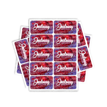 Jealousy Rectangle / Pre - Roll Labels - Pre - Roll (10.16cm x 6.7cm)
