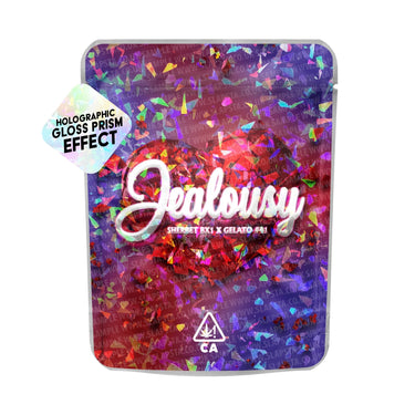 Jealousy SFX Mylar Pouches Pre - Labeled - 3.5g (1/8oz)