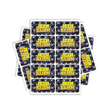 Jedi Kush Rectangle / Pre-Roll Labels - Pre-Roll (10.16cm x 6.7cm) / 10