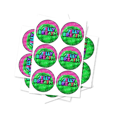 Jelly Breath Circular Stickers - 2.5cm