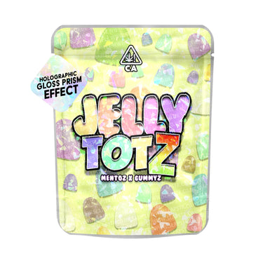 Jelly Totz SFX Mylar Pouches Pre - Labeled - 3.5g (1/8oz)