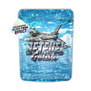 Jet fuel Gelato SFX Mylar Pouches Pre - Labeled - 3.5g (1/8oz)