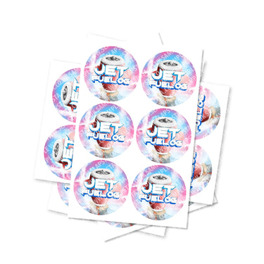 Jet Fuel OG Circular Stickers - 2.5cm / 25pcs