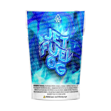 Jet Fuel OG Mylar Pouches Pre-Labeled - 3.5g (1/8oz) / No / 16pcs