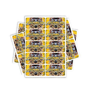 Jet Fuel OG Rectangle / Pre-Roll Labels - Pre-Roll (10.16cm x 6.7cm) / 10