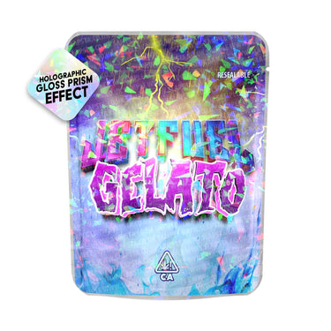 Jetfuel Gelato SFX Mylar Pouches Pre-Labeled - 3.5g (1/8oz) / No / 16pcs