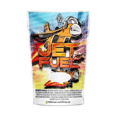 Jetfuel Mylar Pouches Pre-Labeled - 3.5g (1/8oz) / No / 16pcs