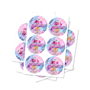 Jetlato Circular Stickers - 2.5cm