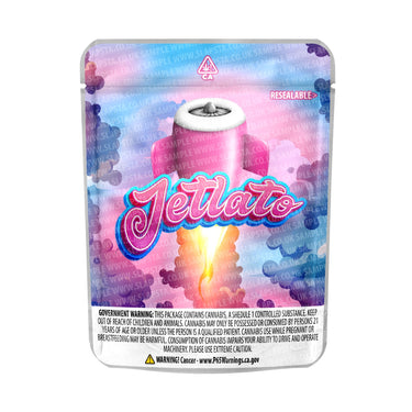 Jetlato Mylar Pouches Pre-Labeled - 3.5g (1/8oz) / No / 16pcs