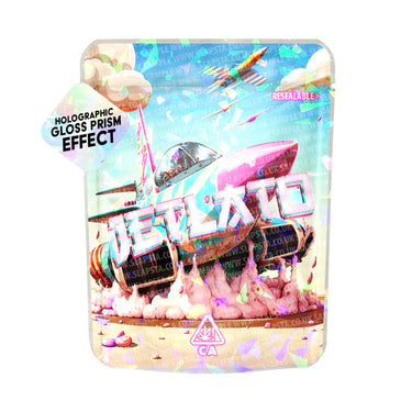Jetlato SFX Mylar Pouches Pre - Labeled - 3.5g (1/8oz)