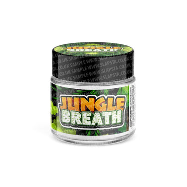 Jungle Breath Glass Jars Pre - Labeled - 3.5grams (1/8oz)