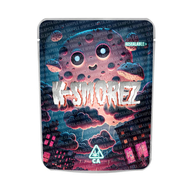 K Smorez Mylar Pouches Pre - Labeled - 3.5g (1/8oz)