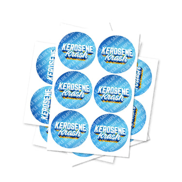 Kerorene Kush Circular Stickers - 2.5cm
