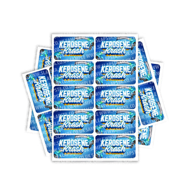 Kerosene Kush Rectangle / Pre - Roll Labels - Pre - Roll (10.16cm x 6.7cm)