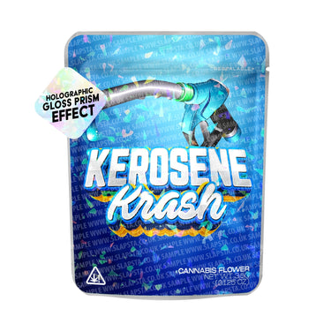 Kerosene Krash SFX Mylar Pouches Pre - Labeled - 3.5g (1/8oz)
