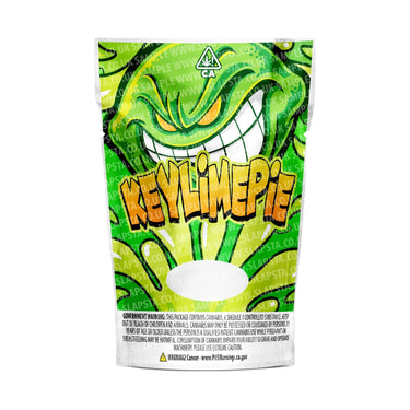Key Lime Pie Mylar Pouches Pre-Labeled - 3.5g (1/8oz) / No / 16pcs