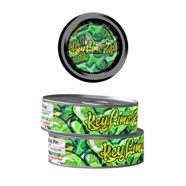 Key Lime Pie Pre - Labeled 3.5g Self - Seal Tins - 60pcs