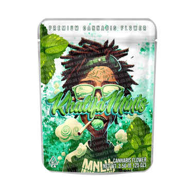 Khalifa Mints Mylar Pouches Pre - Labeled - 3.5g (1/8oz)