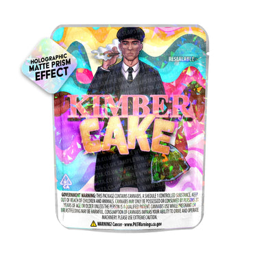 Kimber Cake SFX Mylar Pouches Pre-Labeled - 3.5g (1/8oz) / No / 16pcs