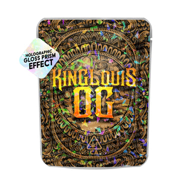King Louis OG SFX Mylar Pouches Pre - Labeled - 3.5g (1/8oz)