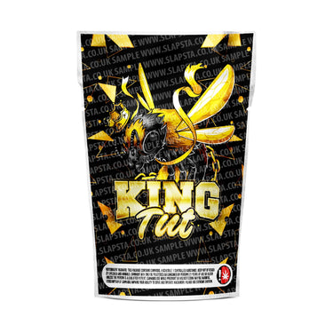 King Tut Mylar Pouches Pre-Labeled - 3.5g (1/8oz) / No / 16pcs