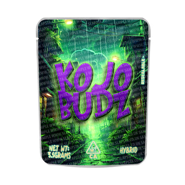 Kojo Budz Mylar Pouches Pre - Labeled - 3.5g (1/8oz)
