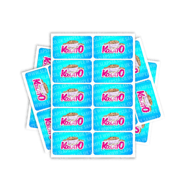 Koolato Rectangle / Pre-Roll Labels - Pre-Roll (10.16cm x 6.7cm) / 10