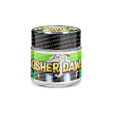Kosher Dawg Glass Jars Pre - Labeled - 3.5grams (1/8oz)