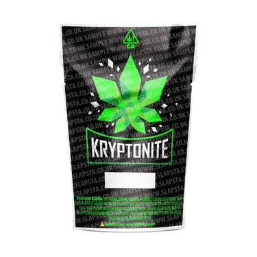 Kryptonite Mylar Pouches Pre-Labeled - 3.5g (1/8oz) / No / 16pcs