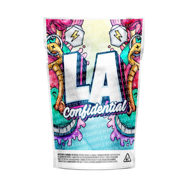 LA Confidential Mylar Pouches Pre-Labeled - 3.5g (1/8oz) / No / 16pcs