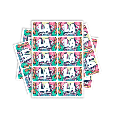 LA Confidential Rectangle / Pre-Roll Labels - Pre-Roll (10.16cm x 6.7cm) / 10