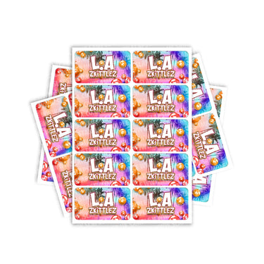 LA Zkittlez Rectangle / Pre - Roll Labels - Pre - Roll (10.16cm x 6.7cm)